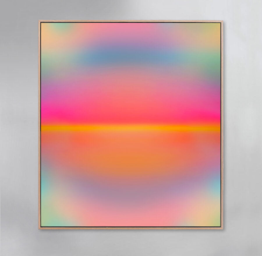 Crystal dream, study 3 Painting - 75X85 cm by Jonas Peres