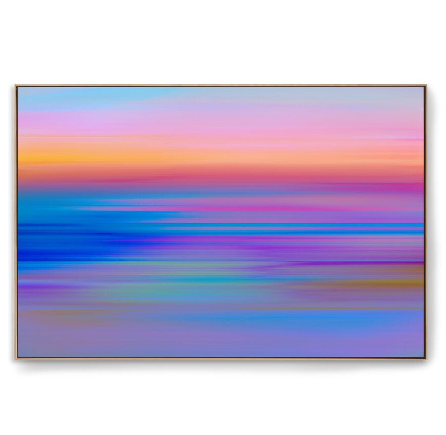 Sunset sea, study 1 (Original)
