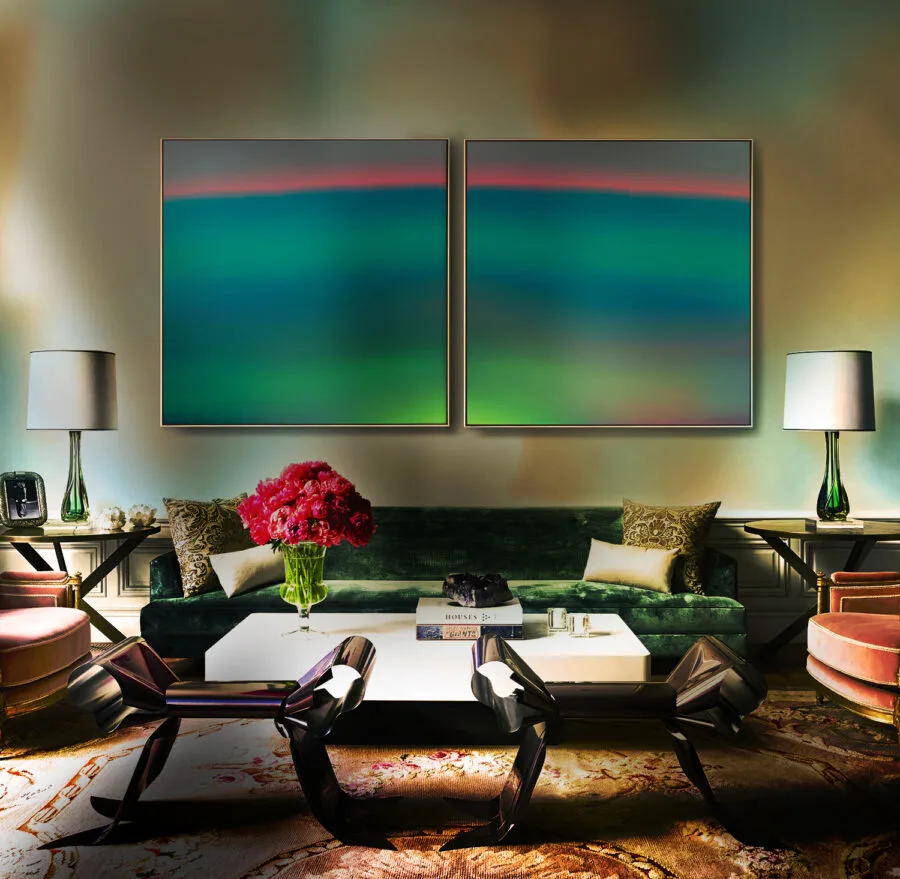 Aqua Sanatrix, study 1- (diptych) (Original) - Image 4