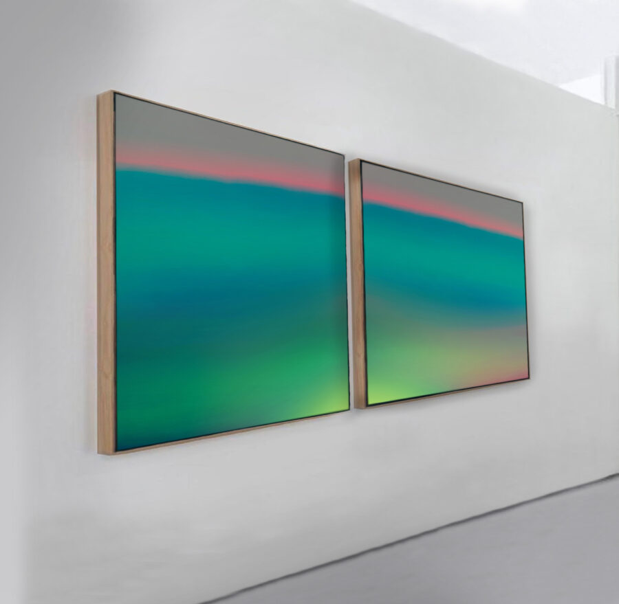 Aqua Sanatrix, study 1- (diptych) (Original) - Image 2