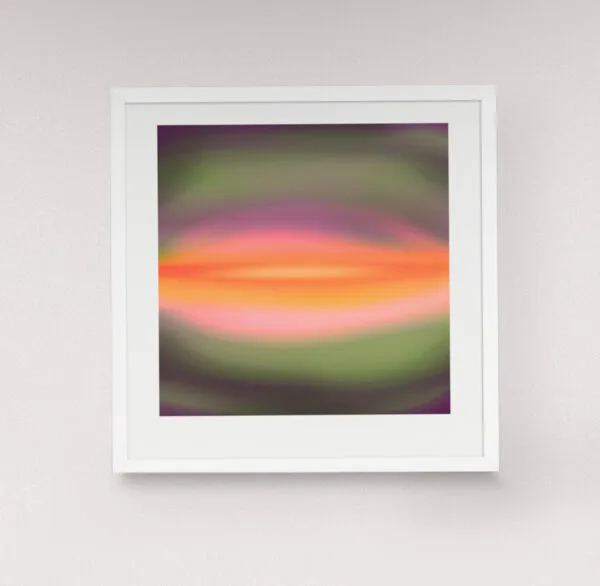 Horizon — Framed Object (18 × 18 in)